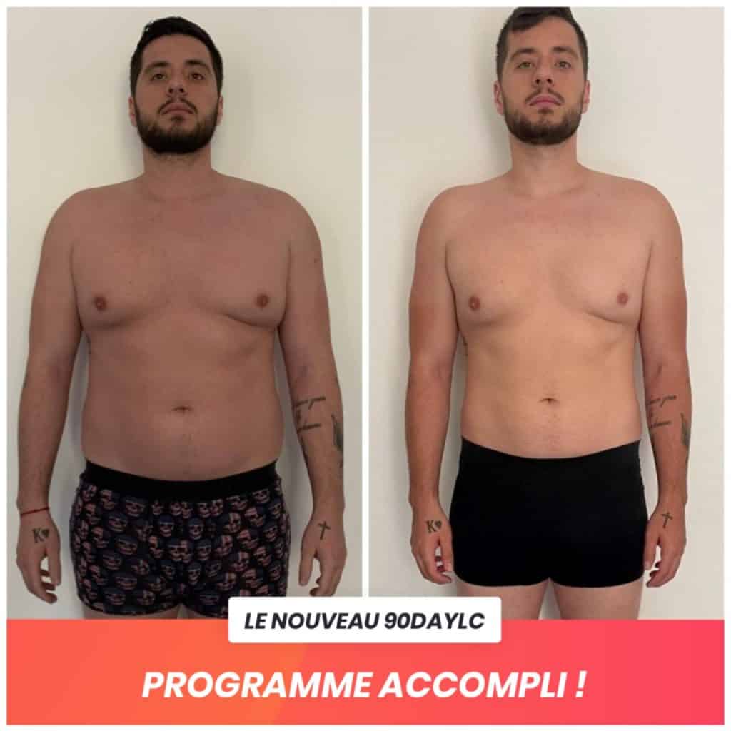 Jérémy transformation Thibault Geoffray Coaching