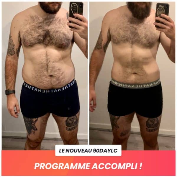 Damien transformation Thibault Geoffray Coaching