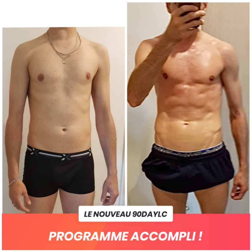 Brice transformation Thibault Geoffray Coaching