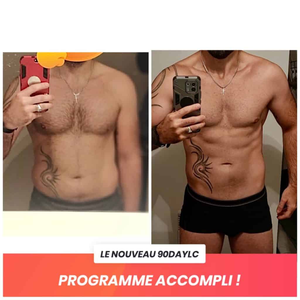 Jeremy transformation Thibault Geoffray Coaching