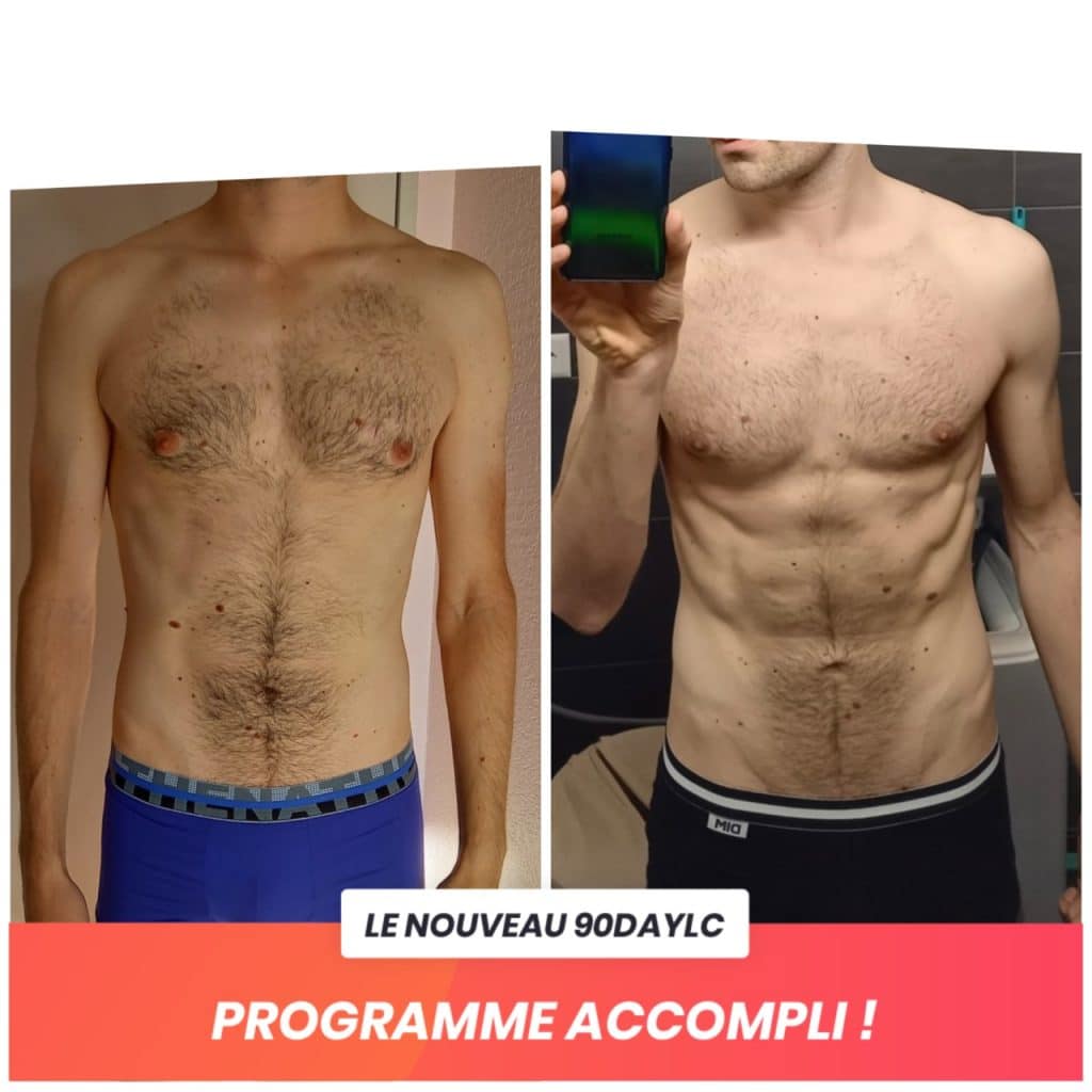 Jérémy transformation Thibault Geoffray Coaching