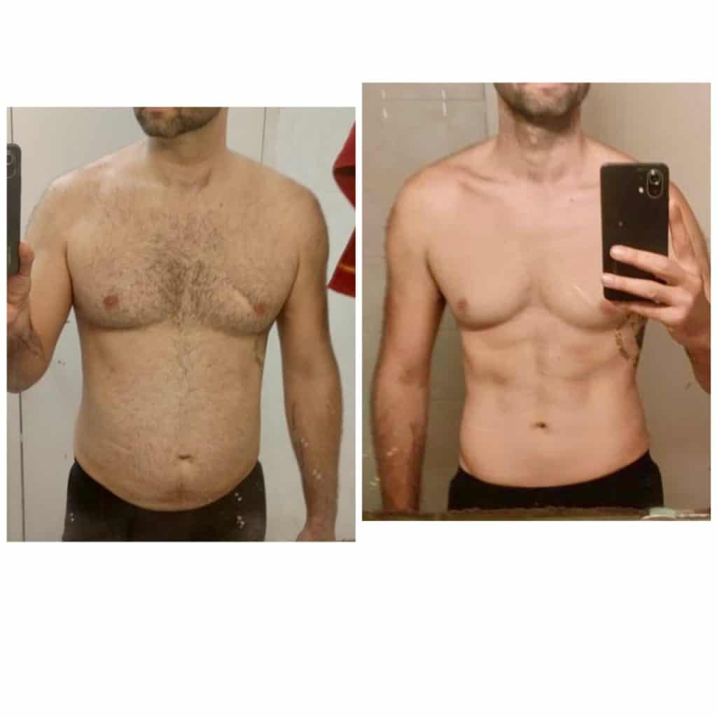 Damien transformation Thibault Geoffray Coaching